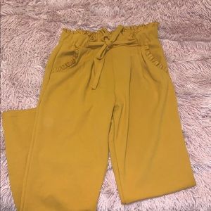 Cute boho ruffle pants